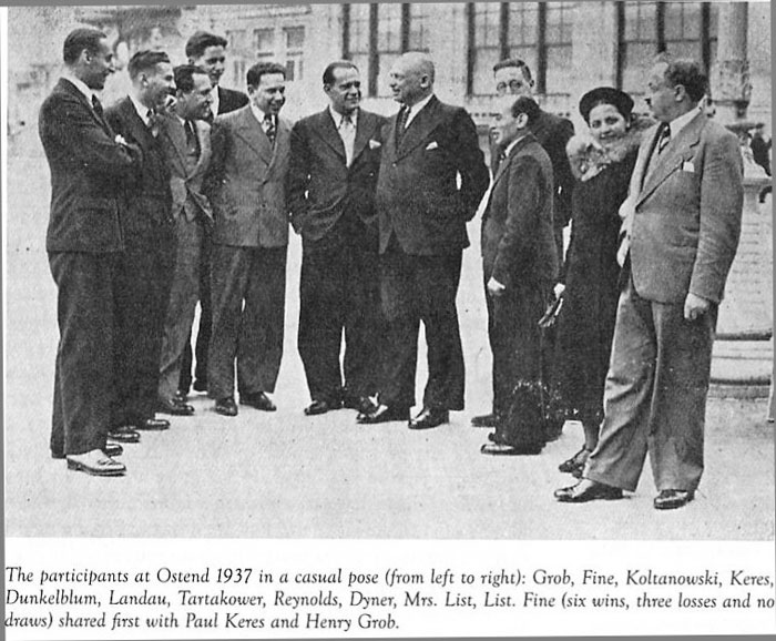 Participantes de Ostende 1937