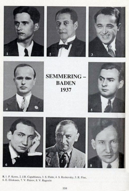 Participantes de Semmering Baden 1937
