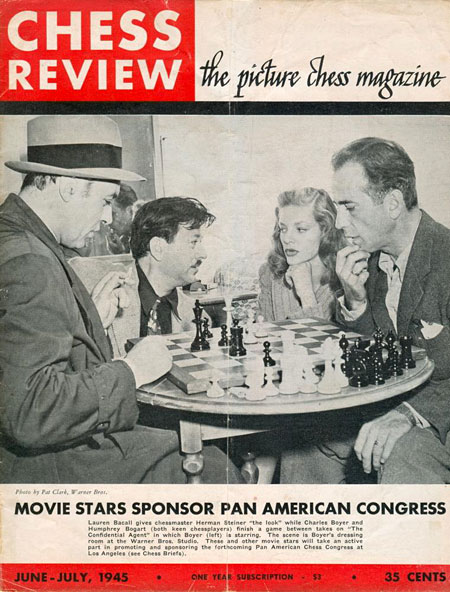 Portata de revista Chess Review de junio-julio de 1945