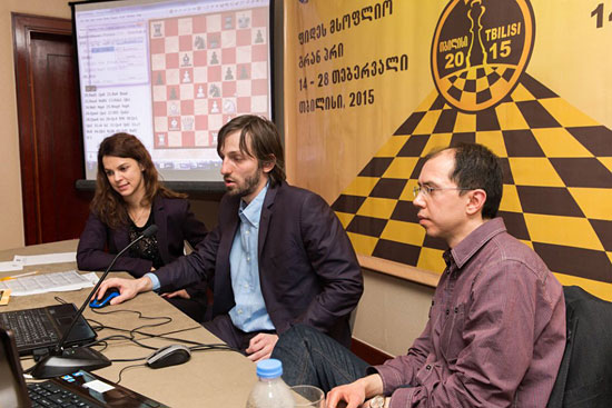 R 1 Conferencia de prensa de Grischuk y Kasimdzhanov 