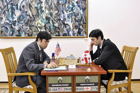 R 1 Nakamura derrota a Jobava