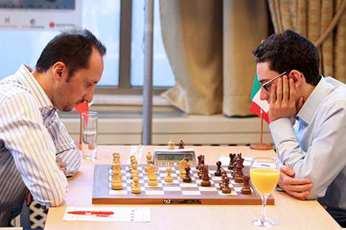R 10 Caruana vence a Topalov. Salónica 2013