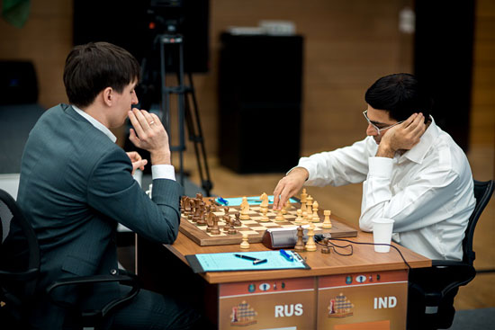 R 12 Anand castigando la Caro Kann de Andreikin