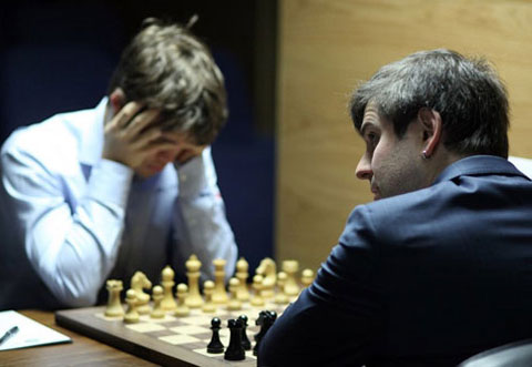 R 14 Carlsen vs Svidler