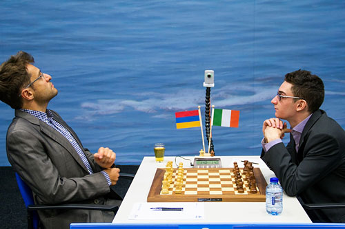 R 2 Aronian vs Caruana 