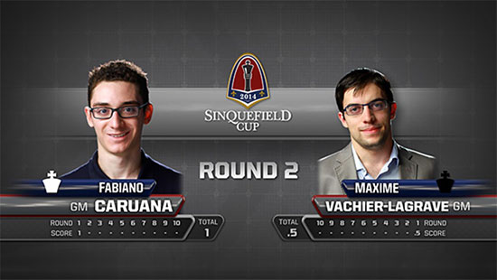 R 2 Caruana vence a Vachier-Lagrave