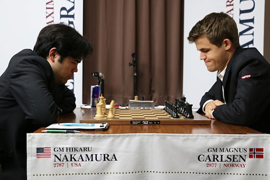 R 2 Nakamura vs Carlsen, tablas 