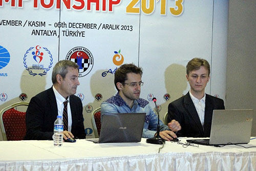 R 3 Conferencia de prensa de Aronian tras vencer a Nakamura