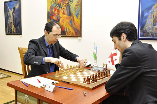 R 3 Jobava, con negras, logra su primera victoria ante Kasimzhanov