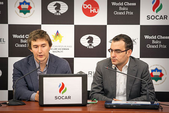 R 3 Karjakin y Domínguez analizan su partida