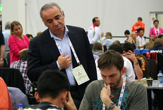 R 4 Kasparov tiene poca fe en la partida de Grischuk