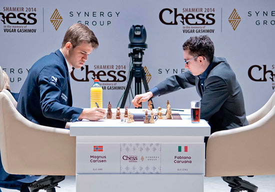 R 4 Primera derrota de Carlsen, ante Caruana