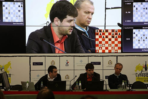 R 4 Svidler comenta su victoria ante Andreikin