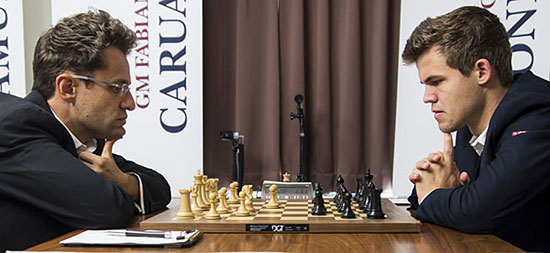 R 5 Carlsen vence a Aronian, que sufre su tercera derrota consecutiva 