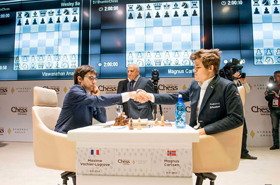 R 5 Comienzo de Carlsen ante Vachier-Lagrave 
