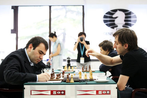 R 5 Grischuk vence a Mamedyarov y ocupa el segundo lugar 