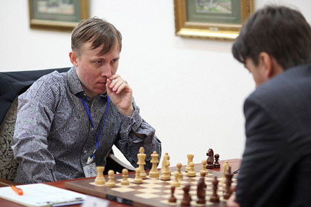 R5. Ponomariov vs Morozevich, mirada de killer...
