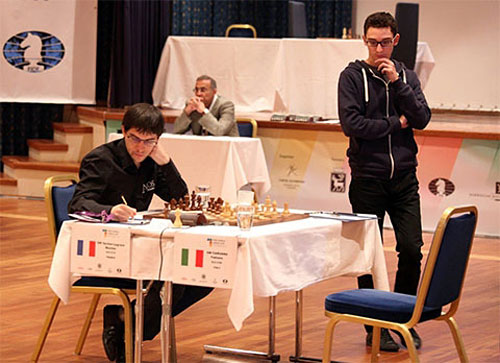 R 5 en el duelo más joven de la ronda Fabiano Caruana cae ante Vachier-Lagrave