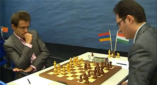 R 6 Aronian vs Leko 