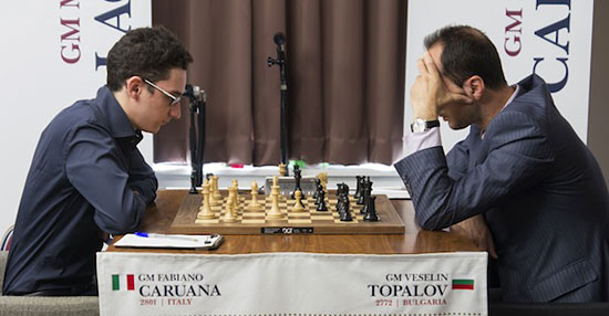 R 6 Caruana vence brillantemente a Topalov 