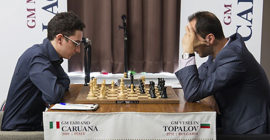 R 6 Caruana vence brillantemente a Topalov