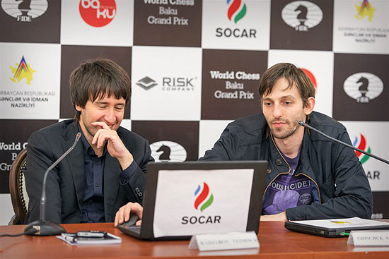 R 6 Conferencia post partida tras el triunfo de Radjabov sobre Grischuk