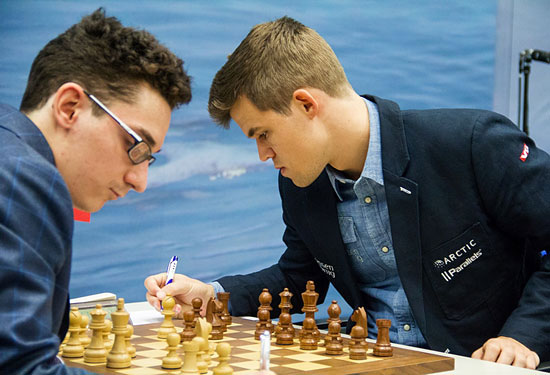 R 6 El 1 del mundo, Carlsen, vence al 2, Caruana