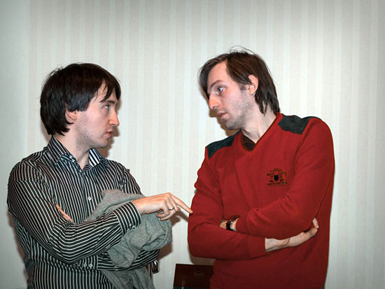 R 6 Radjabov y Grischuk comentan el triunfo del primero