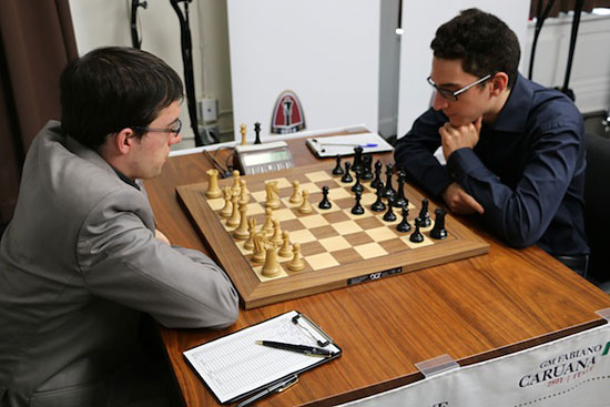 R 7 Caruana vence a Maxime Vachier-Lagrave y 7 sobre 7!