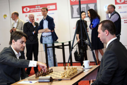 R 7 Morozevich cae ante Kamsky. Zug 2013