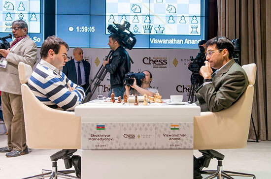 R 8 Anand derrota a Mamedyarov y se acerca a medio punto de Carlsen