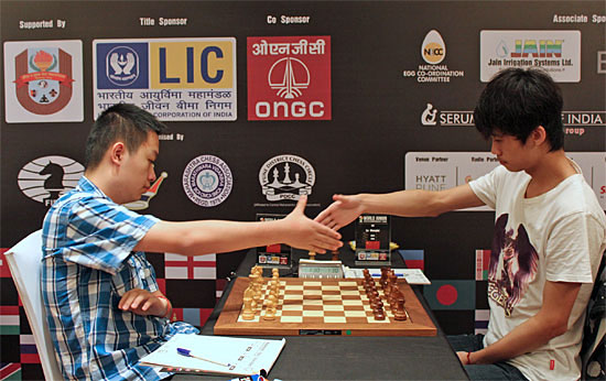 R 9 duelo chino, Wei Yi vs Lu Shanglei