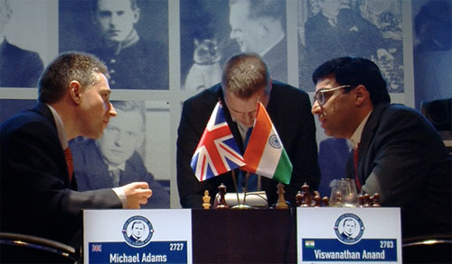 R1 Adams derrota a Anand