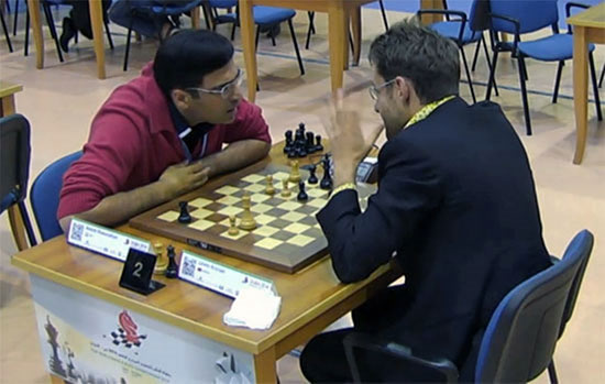 Rapid R15 Anand logra empatar un final difícil ante Aronian y sale 3º, Aronian 4º