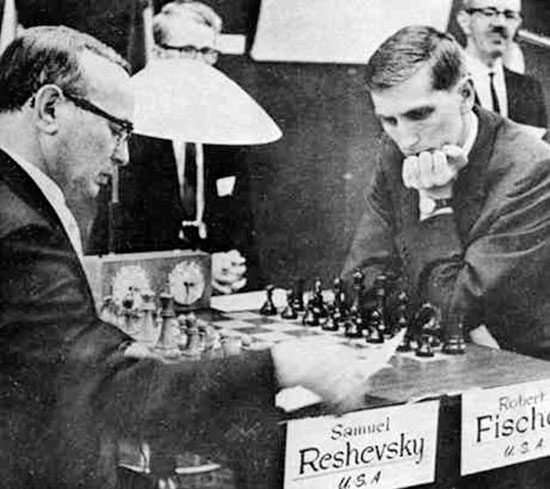 Reshevsky vs Fischer Los Ángeles 1966