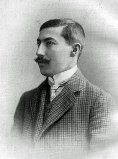 Akiba Rubinstein en 1907 o 1908