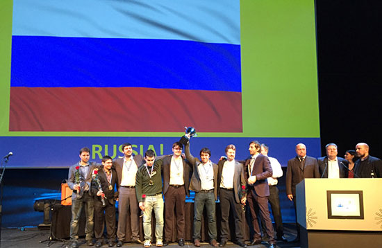 Rusia masculino, campeones