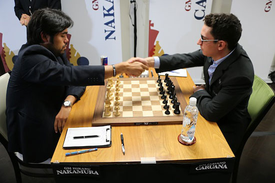 R3 Tablas entre los compatriotas Nakamura y Caruana