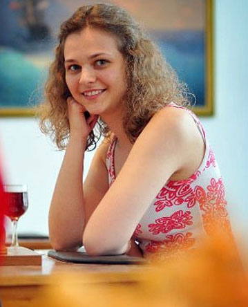 Segunda clasificada y líder del GP Anna Muzychuk 