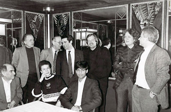 Sent Tal, Lautier, Anand Larsen, Korchnoi, Kasparov, Kok, Timman y Spassky Bruselas 1987