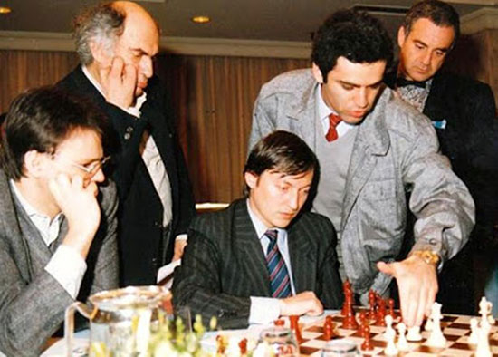 Short, Tal, Karpov, Kasparov y Sosonko