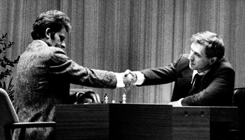 Spassky y Fischer en Reikiavik 1972