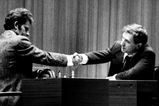 Spassky y Fischer en Reikiavik 1972