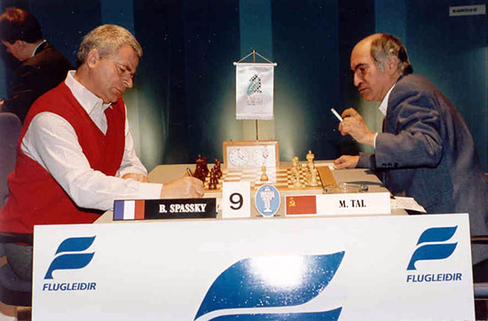 Spassky y Tal Reikiavik 1988