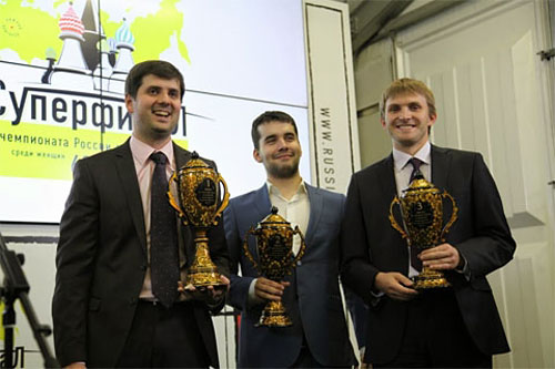 Svidler, 1º Nepomniachtchi 2º y Vitiugov 3º al superar por desempate a Kramnik