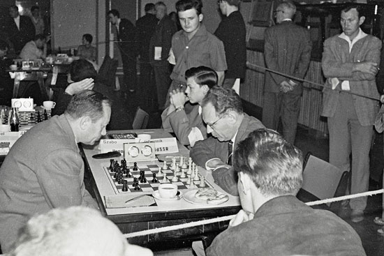 Szabo y Botwinnik, Oberhausen 1961 © Gerhard Hund