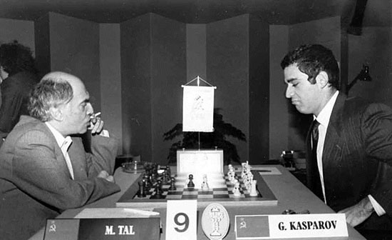 Tal vs Kasparov en Reikiavik 1988