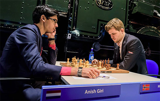 R 10 Giri vs Carlsen, tablas 