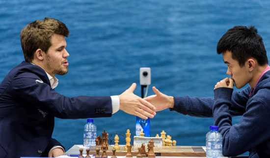 R 13 Postmortem del empate entre Carlsen y Ding Liren, final de torre y alfil contra torre 