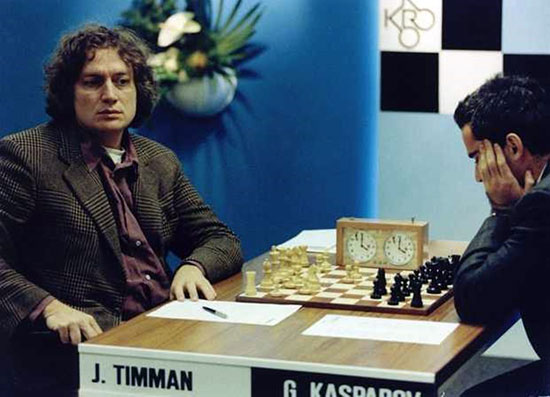 Timman Kasparov Tilburgo, 17 de octubre de 1991